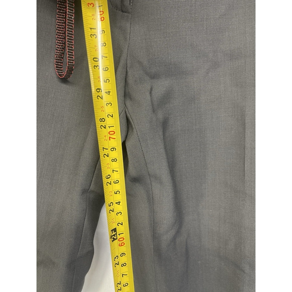 Vintage Izzat BABA Dark Gray Dress pants Wide Legs 70-90 - Picture 3 of 14